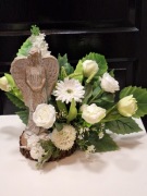 Stroik/ wiązanka,  Anioł na cmentarz płyta 