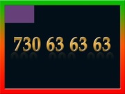 730 63 63 63 ZŁOTY NUMER STARTER PLAY ŁATWY NA KARTĘ PREPAID GSM