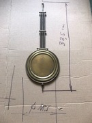 Wahadło rusztowe KIENZLE fi 11,5/33,5 cm 191g ok.1890 