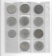 Zestaw 11 szt kopi monet chinskich i japonskich