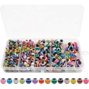 Koraliki wędkarskie 300 szt. 4 rozmiary. Rybie oko.