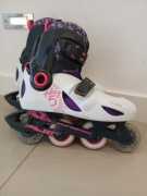 Rolki Oxelo Play 5 rozm. 34-36, gratis 4 swiecace kolka