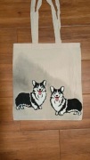 Torba bawełniana z Corgi