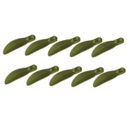 LEGO Liść 2x6x1 Palma roślina 3565 6510114 Olive Zielony oliwkowy 10szt