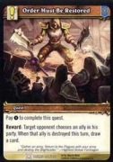 WoW TCG - Order Must Be Restored 241/268 Drums