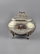 Cukiernica posrebrzana i złocona XIX wiek