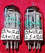 2 x Sylvania USA 5963 Ecc82 12au7 ~~1960 Gain119%