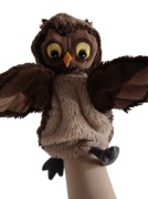 Maskotka pacynka pluszowa Sowa zabawka edukacyjna dla dziecka 