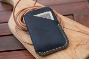 Skórzany cardholder / portfel