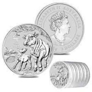2 oz LUNAR III 2021 Ag 999.9 year of the ox