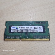 Pamięć RAM 1GB DDR3 SAMSUNG 1Rx8 PC3-8500S-07-10-ZZZ sprawna 1066MHz SO-DIM