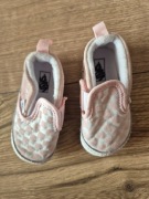 Vans tenisówki różowa kratka zapinane na rzep wsuwane 18