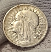 Moneta 2 zł  Polonia -Głowa Kobiety,Jadwiga Babka z 1933r ładna