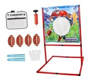 Zestaw do gry w futbol dla dzieci – bramka z 3 otworami + 4 piłki + pompka