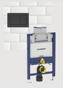 NOWE stelaż Geberit h98 duofix + omega 30 czarny 