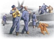 Figurki 1:48 ICM 48081 WWII RAF Pilots and Ground Personnel