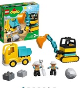 LEGO DUPLO CIĘŻARÓWKA I KOPARKA GĄSIENICOWA 10931