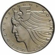Polska, 20 złotych, Międzynarodowy Rok Kobiet, 1975