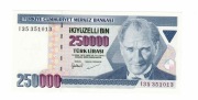 TURCJA 250000 LIRASI 1998 P211 10525