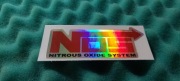 NOS NITROUS OXIDE SYSTEM NAKLEJKA STICKER