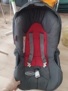 Nosidełko turystyczne fotelik samochodowy Graco pasy daszek 