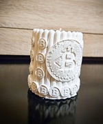 Świecznik dekoracyjny BITCOIN – nowoczesna ozdoba do wnętrz