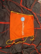 WOREK NA BUTY KAPCIE MOTOROLA LENOVO 33X38CM POMARAŃCZOWY ZACIAGANE SZNURKI