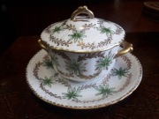 Stara bulionówka barszczówka sygnowana francja