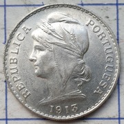 Portugalia 50 centavos 1913 12,5 g Ag 835