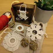 Makramowe bombki/zawieszki na choinkę