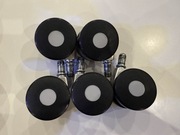 Kółka do fotela biurowego 5 szt. plastikowe, używane