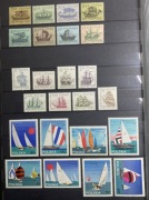 Znaczki polskie Statki żaglowe I i II MŚ w klasie Finn lata 60.