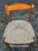 Krzesła wysokie hokery drewniane 4szt