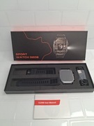 Smartwatch Męski Sportowy zegarek 3ATM Latarka Rozmowy Pulsometr Menu PL