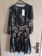 Sukienka w kwiatki Reserved rozmiar 34 