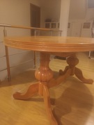 STÓŁ drewniany owalny (blat do renowacji)