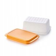 TUPPERWARE Maselniczka biało-pomarańczowa