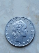 Moneta odwrotka 50 lirów 