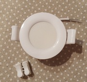 Tevea lampa LED płaska IP44