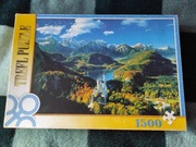 Puzzle Trefl 1500 elementów – Góry, Jezioro, Zamek
