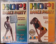 dwie kasety audio serii "HOP! Dance Party"