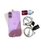 Zestaw: Szkło hartowane iPhone 16 + 2x Kabel USB-C + Ładowarka samochodowa 