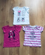 Zestaw ubrań dla dziewczynki, rozm. 110-116. (24 sztuki).