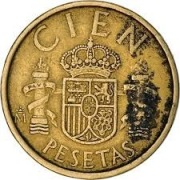 CIEN PESETAS JUAN CARLOS