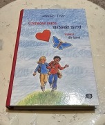 Czerwone serce niebieski motyl Annika Thor