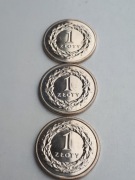  1 zł złoty 2008,  2010 i 2012 r  Mennicze! 