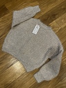 Sweterek brokatowy Reserved Róż 140 Nowy pudrowy 