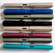 Pióro wieczne Lamy Al Star F oryginalne nabój, tłoczek do atramentu i etui