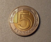 5  złotych 2021 r    Z WORECZKÓW... idealne. Wysyłka po 21 stycznia