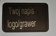Grawer laserowy na tabliczce / adresówce  TWÓJ NAPIS + LOGO  personalizacja